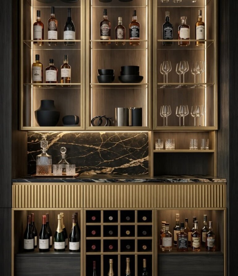 Home Bar Design in Chandigarh,bar interior designers in Chandigarh
