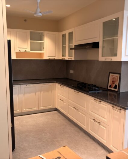 Classic PU Kitchen in Chandigarh