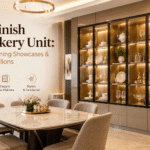 PU finish crockery unit